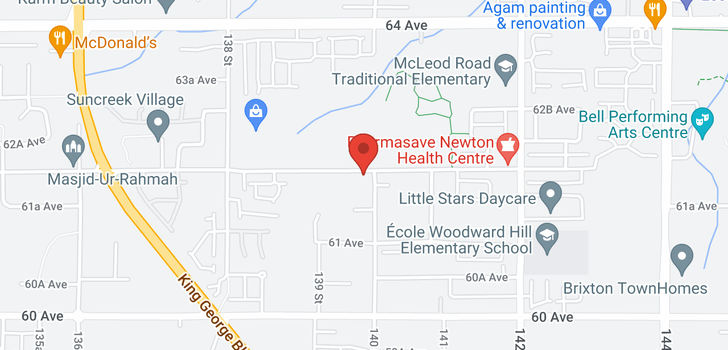 map of 10 13886 62 AVENUE